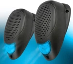 Water-resistant 3" Surface Mount Satellite Speakers W/ Led Lights Pair. Fixed Price $29.95.