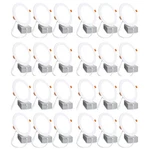 24 Pack Inch 6000K Daylight Ultra-thin Led Recessed Ceiling With Junc.... Fixed Price $163.70.