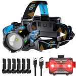 Tiroflx 12 Modes 210000 Lux Headlamp Motion Sensor Red Warning Medium, White. Fixed Price $52.99.