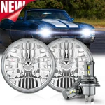 Black 7" Inch Led Round Headlight Dot Hi-lo Fit Chevy Chevelle Ss 1971 1972 1973. Fixed Price $99.98.
