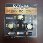 Set Of 3 New Duracell 500 Lumen Led Flashlight 4 Modes. Fixed Price $31.99.
