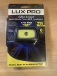 Lux-pro Ultra-bright Multi-mode Floodlight 235 Lumens Led Headlamp. Fixed Price $10.00.