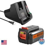 Pengjbatter 40V 3000MAH Lithium Battery Charger Combo For Black&decker LBXR36. Fixed Price $73.77.