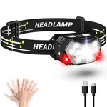 2000LM Ultra Bright 9 Led Headlamp, Usb Rechargeable Headlight, 10 Modes, W.... Fixed Price $41.66.