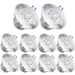 Pocketman Pack Of 10, 110V 5W Led Ceiling Downlight,warm White Spotligh.... Fixed Price $99.06.