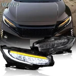 For 16-21 Honda Civic 10TH Gen W/ Led Sequential Drl Projector Headlights. Fixed Price $284.99.