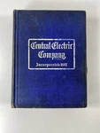 1912 Central Co Electrical Catalog Lamps Fans Trains Lighting Tools Arc. Fixed Price $189.99.