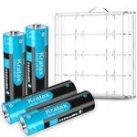 1.5V Rechargeable Lithium Aa Batteries 350OMWH,USB Li-ion Battery Charger Lot. Fixed Price $26.88.