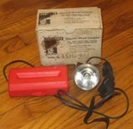 Justrite Electric Head Lantern #19040 W/original Box Lamp Light Coal Mining. Fixed Price $20.00.