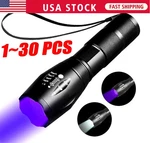 Uv Flashlight Black Super Bright 120000LM Torch Ultra Violet Lamp Led. Fixed Price $44.01.