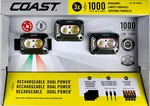Coast CH1000R 1000-LUMEN Headlamp 3-PACK Rechargeable Dual Power IPX7. Fixed Price $55.98.