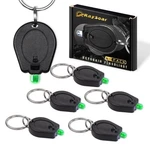 6 Pack Ultra Bright Green Keychain Flashlight.... Fixed Price $15.76.
