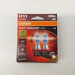 Like-new! Osram H11 Night Breaker +220% Headlight Fog Bulbs 64211NB220-2HB. Fixed Price $34.91.