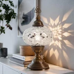 Mozaist Battery Operated Turkish Lamp With Built-in Led Light, Cordless Mosaic. Fixed Price $85.67.