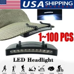 Ultra Bright Hand Free Led Clip On Cap Light For Fishing Camping Baseball. Fixed Price $59.37.