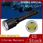 3LEDS Securitying Diving Flashlight Waterproof Scuba Torch Lamp Underwater. Fixed Price $24.29.