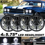 4X 5.75 5-3/4" Sealed Round Headlight For Chevy Corvette Peterbilt 357 359. Fixed Price $100.99.