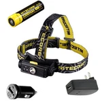 Nitecore HC90 Rechargeable Headlamp W/NL183 Battery +usb Car & Wall Adaptors. Fixed Price $110.00.
