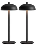 Newsee Cordless Led 12" Small Table Lamps Set Of 2, Modern Black (2 Pack). Fixed Price $57.11.