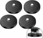 Wfpower 4 Pack Rubber Coated Magnets For Work X Magnetic Base Mount, Black. Fixed Price $36.18.