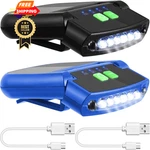 Mudder 2 Pieces Led Clip On Cap Lights Usb Rechargeable Black, Blue. Fixed Price $28.98.