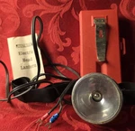 Justrite Electric Head Lantern #19040 W/original Box Cabela's Recipt 1983. Fixed Price $12.00.