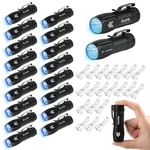 Kunhe 20 Pack Mini 365NM Uv Flashlight Rechargeable Black For Hote.... Fixed Price $79.50.