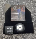 Led Beanie Hat Head Lamp With Usb Rechargeable Battery Unisex High Powered Light. Fixed Price $10.00.
