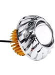 Motorcycle Hi/low Beam Led Projector Headlight, Keenso Dual Halo Lens Angel Devl. Fixed Price $12.00.
