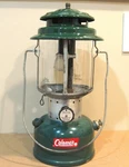 1963 Vintage Coleman Lantern Model 220F With Paper Instruction Foldout. Fixed Price $45.00.
