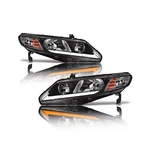 Alpha Owls 8712306 Crystal Headlights With Switchback Sequential Led Ba.... Fixed Price $318.61.
