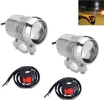 Goodkssop 2PCS Bright 30W Led Motorcycle Headlight Auxiliary Work Silver. Fixed Price $38.69.