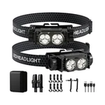 Headlamp Rechargeable 2PCS,4500L Super Bright Light Led Rech... Fast Ship. Fixed Price $32.96.