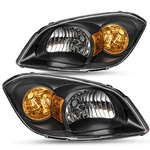 For 2005-2010 Chevy Cobalt 07-10 Pontiac G5 Black Headlights Headlamps. Fixed Price $66.99.