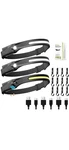 Lakumiqi - Pack, Rechargeable Led Headlamp, Motion Sensor, 230 Wide Beam, 350L. Fixed Price $14.99.