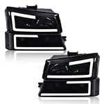 Led Headlight Assembly Compatible Chevy Silverado Avalanche 03-06 PIT66 1500. Fixed Price $179.99.