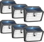 6 Packs Solar Motion Lights Outdoor, Ultra Bright Pack, Cool White. Fixed Price $42.99.