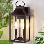 Myhxq 15 Outdoor Wall Lantern 2-LIGHT Outside Modern Sconce Fixture. Fixed Price $87.71.