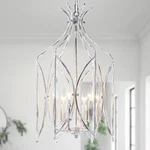 Lantern Pendant Chandelier Rustic Metal Cage Modern Lighting Fixture For K. Fixed Price $141.99.