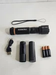 Duracell Durabeam Ultra Hybrid Led Flashlight 1500 Lm Rechargeable Or Batteries. Fixed Price $18.85.
