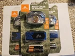 (3) Ozark Trail Led Headlamp 200 Lumens Multicolor IP44 Aaa Batteries Included. Fixed Price $22.95.