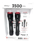 Infinity X1 3500L Dual Power Focusing Flashlight, 2-PACK. Fixed Price $58.85.