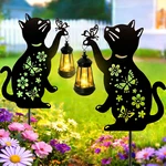 Cat Solar Lights Outdoor, 2 Pack Black Hanging Lantern Waterproof, Lover. Fixed Price $72.99.