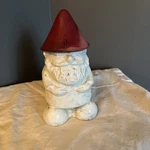 Tiki Table Torch Gnome White Ceramic Red Hat Mosquito Repellent. Fixed Price $15.00.