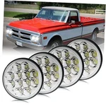 Beaveway 4PCS 5.75" 36W Crystal Round Headlight Sealed Beam IP68. Fixed Price $132.68.