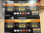 Lot Qty 6: Duracell 575 Lumen 3 Pack Led Headlamp Strap Flashlight. Fixed Price $37.99.