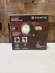 Forto Compact Rechargeable Spotlight With Adjustable Focus, 2000 Lumens Handheld. Fixed Price $45.00.