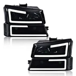 PIT66 Led Headlight Assembly Compatible With Chevy Silverado 1500 2500 3500 H.... Fixed Price $173.84.