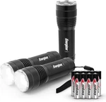 Energizer T-300 Flashlights, 3-PACK Bright Tactical Edc, Water-resistant. Fixed Price $45.99.