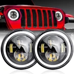 Nifeida 7 Inch Round Headlights H6024 Halo Angel Eyes Drl Amber Turn Si.... Fixed Price $95.99.